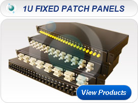 1U Fixed Patch Panels